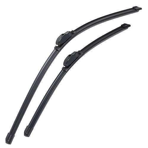 Щетки стеклоочистителя комплект 650/500мм (26"/20") бескаркасные с креплением "Крючок 9x3, 9x4 мм", 2 штуки МП-серия