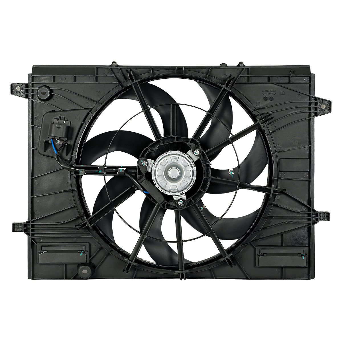 Электровентилятор охлаждения для автомобилей Changan UNI-T (20-) 1.5T (с кожухом)