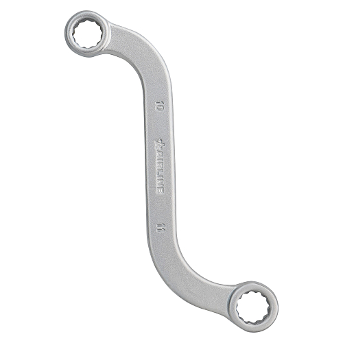 Ключ накидной S-образный 10х11 PRO, пласт.подвес