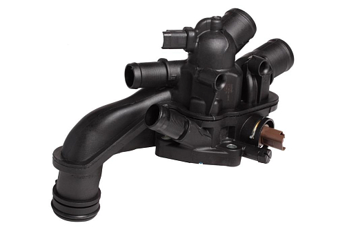 Термостат для автомобилей Peugeot 308 (07-)/Citroen C4 (08-) 1.6i AT (рифленые патрубки и два датчика) (105°С)