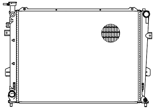 Радиатор охлаждения для автомобилей Carens (06-) 1.6i/2.0i MT