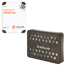 Ароматизатор под сиденье гелевый мини "Тайга" Черный лед