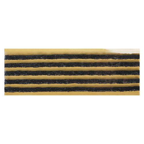 Жгуты для ремонта б/к шин, 6*200мм, 25 шт, черные, бумажн. подложка, в коробке