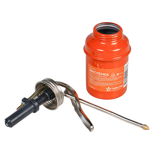 Маслёнка стальная 125мл с трубкой