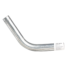 Труба с гибом d=38, угол 60 (алюминизированная сталь)