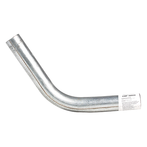 Труба с гибом d=38, угол 60 (алюминизированная сталь)