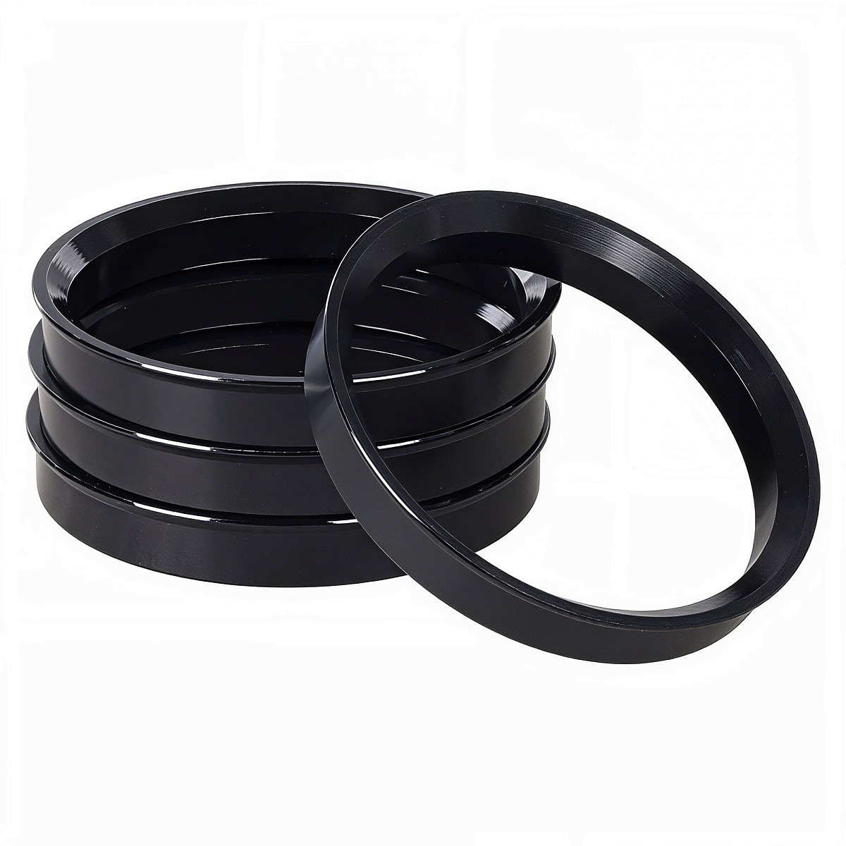 Кольцо центровочное для литого диска 67.1-60.1мм, комплект 4 шт., алюминий