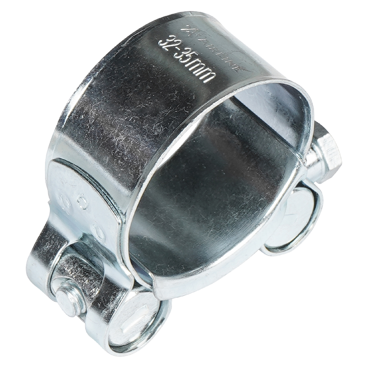 Хомут силовой 32-35/20мм, шарнирный, W1(оцинк.)