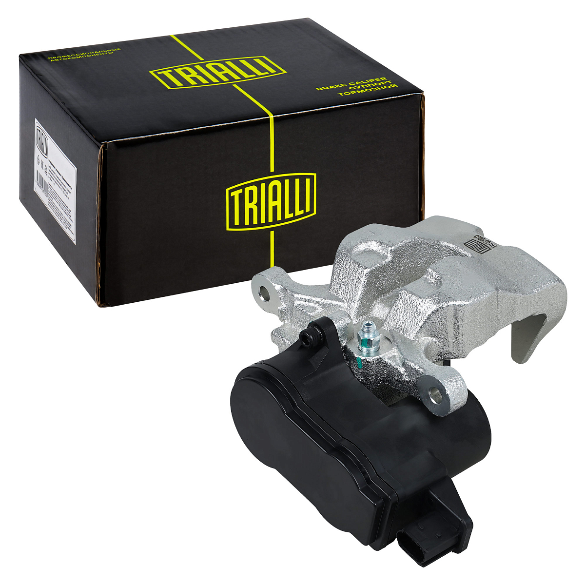 Суппорт тормозной для автомобилей Geely Tugella (19-) / Knewstar 001 (24-) задний левый d=38мм (автомобиль с электродвигателем стояночного тормоза)