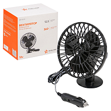 Вентилятор в салон 12,5см 12В, присоска