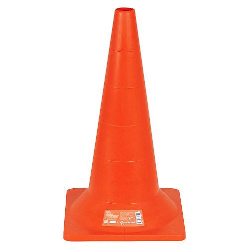 Конус дорожный 520мм, без световозвр.полос с утяжелителем, оранжевый
