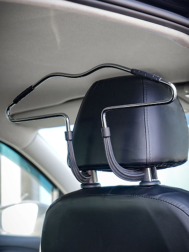 Вешалка автомобильная для одежды, на подголовник, универсальная