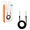 Кабель AUX 3.5 mm Jack - 3.5 mm Jack 0,6м, черный