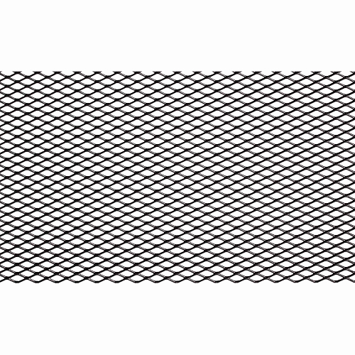 Сетка для защиты радиатора, алюм., яч. 10*4 мм (R10), 100*40 см, черная (1 шт.)