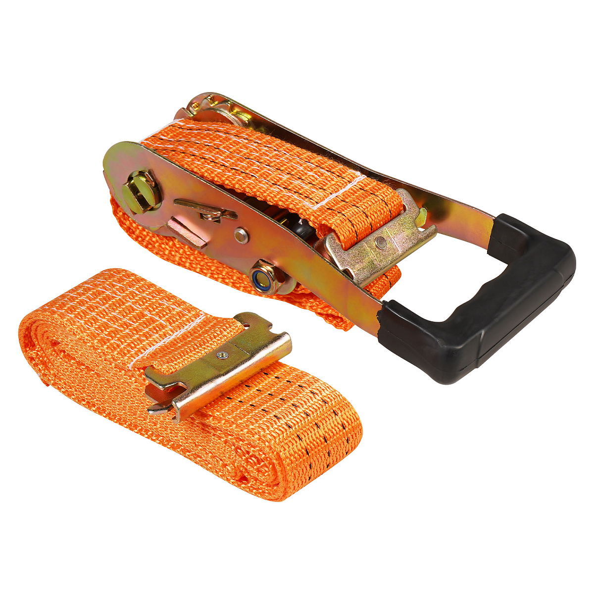 Ремень крепления груза для ЕВРОФУРЫ 2,5/5 т, 3,6 м, ширина 50 мм, с рельсовым креплением (крючки "ласточка")