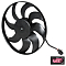 Электровентилятор охлаждения для автомобилей Fabia II (07-) (без кожуха) (тип Gate)