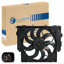 Электровентилятор охлаждения для автомобилей BMW 5 (F10) 2.0i [N20] (с кожухом) (600W)