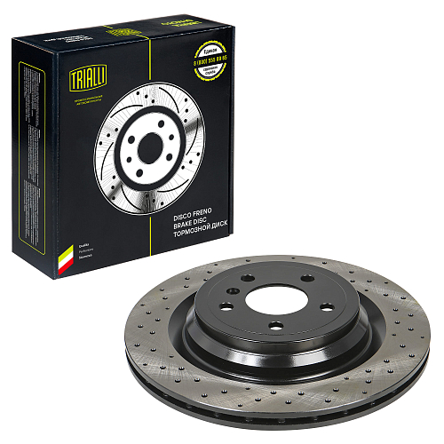 Диски тормозные для автомобилей Mercedes GLE (W166) (15-) / M (W166) (11-) задний d=330 (перфорированный)