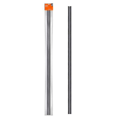 Резинки стеклоочистителя 700х6мм (28") 2 шт. в пакете с навершием