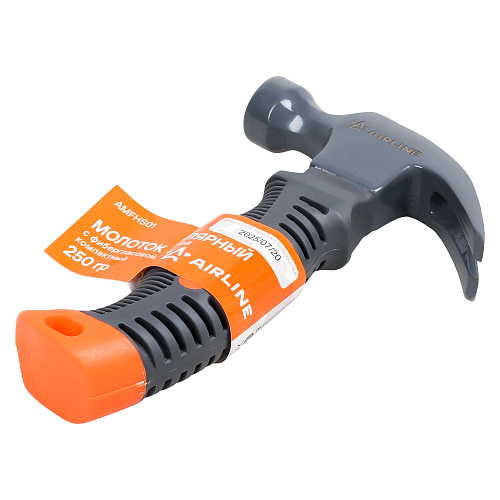 Молоток столярный с фибергласовой рукояткой 250гр, компактный