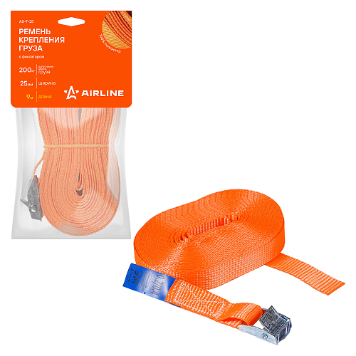 Ремень крепления груза с фиксатором 200 кг, 9 м