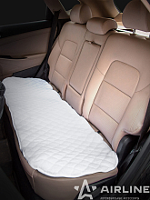 Накидка из искусственного меха, белая с коротким ворсом, на заднее сиденье, 1 шт.