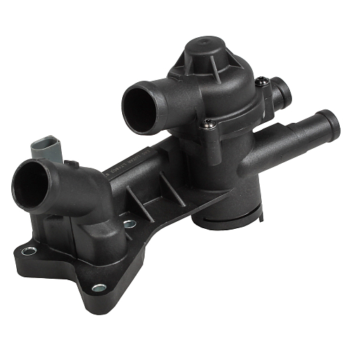 Термостат для автомобилей Skoda Fabia I (99-)/Fabia II (07-) 1.2i (с корпусом)