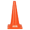 Конус дорожный 520мм, без световозвр.полос, оранжевый