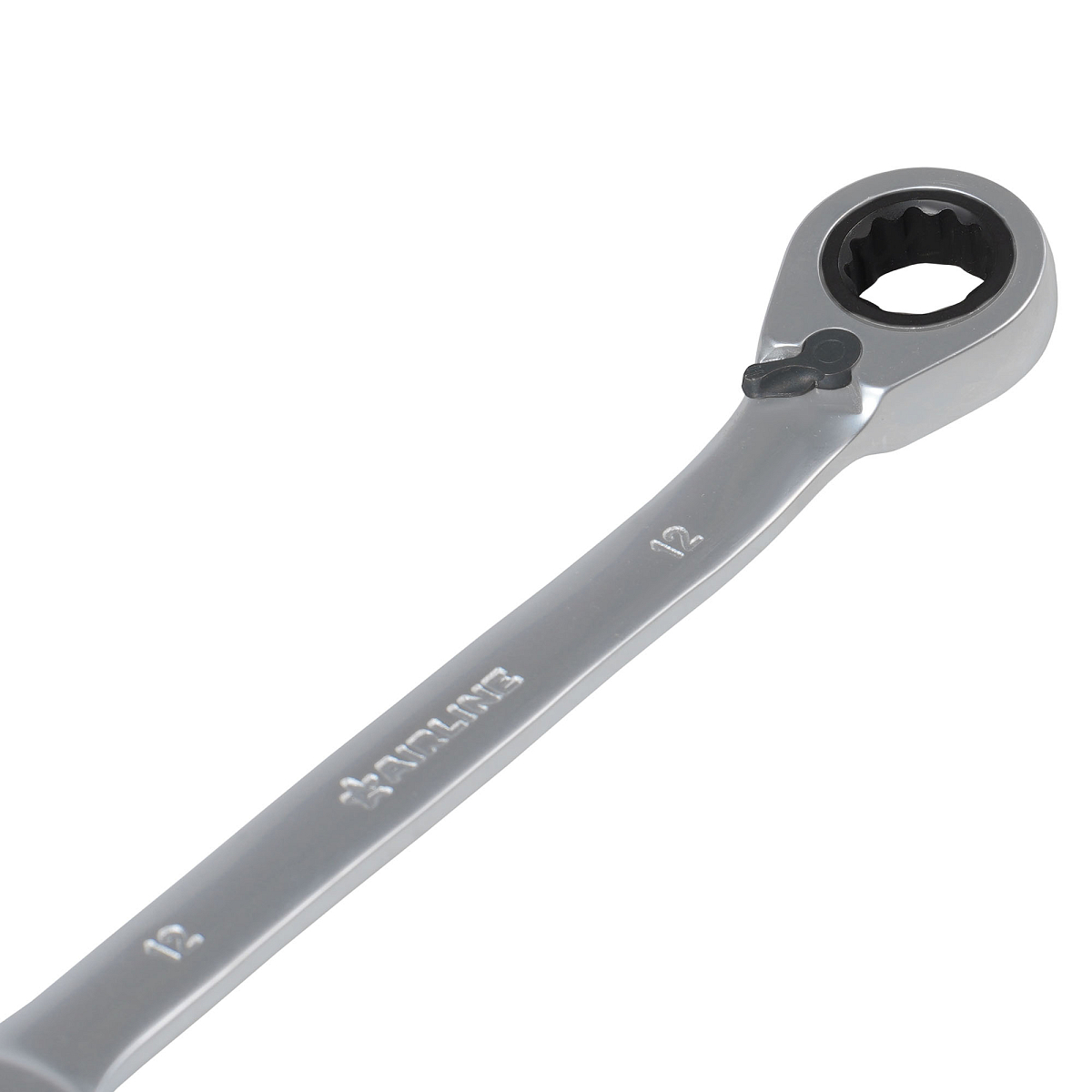 Ключ комбинированный трещоточный с переключателем 12мм PRO, пласт.подвес