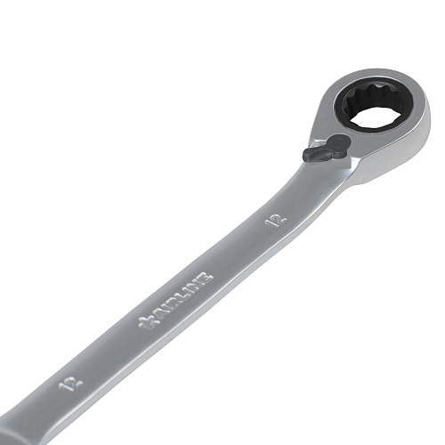 Ключ комбинированный трещоточный с переключателем 12мм PRO, пласт.подвес