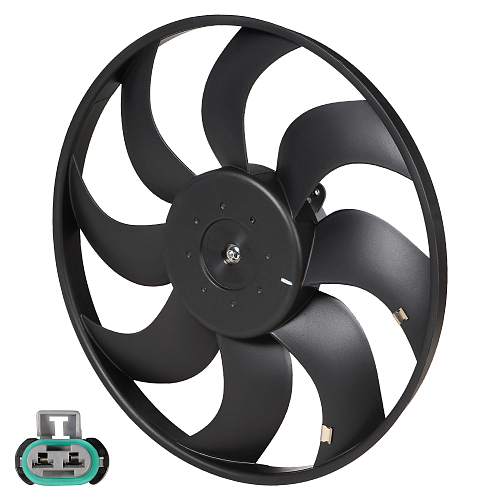 Электровентилятор охлаждения для автомобилей Ford Focus II (03-) 1.4i/1.6i (без кожуха)