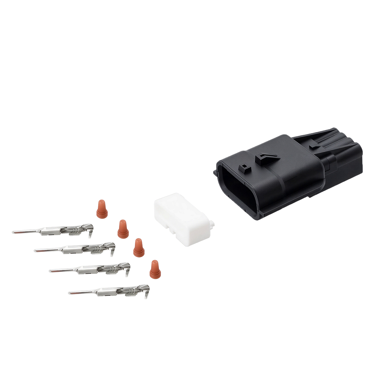 Разъём 4 pin без проводов для датчика кислорода Лада Vesta, X-Ray, Renault Kaptur, Sandero