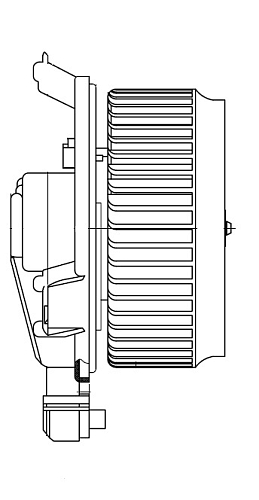 Электровентилятор отопителя для автомобилей Honda Civic VIII 4D (06-)