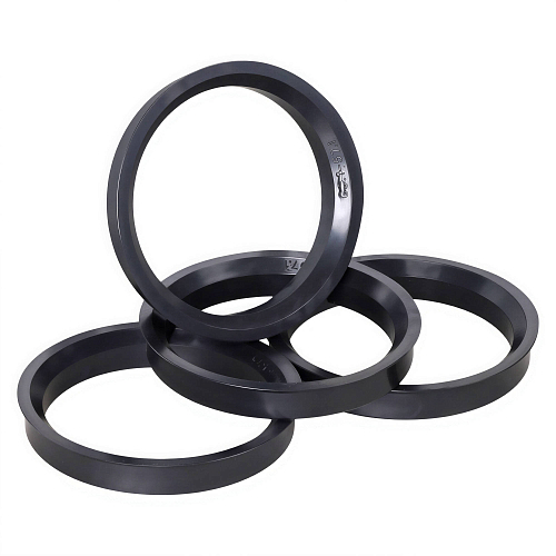 Кольцо центровочное для литого диска 66.6-57.1мм, комплект 4 шт., пластик