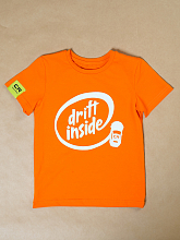 Футболка детская drift inside оранжевая