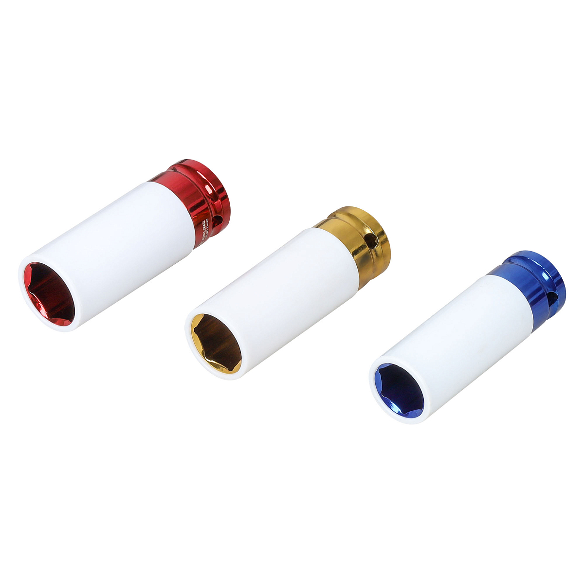 Набор головок ударных для колёсных дисков 1/2"DR L=78мм шестигранных удлинённых 3пр. (17,19,21мм) МП-серия