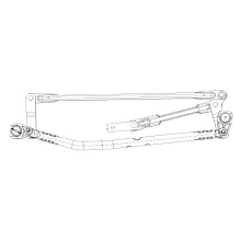 Трапеция стеклоочистителя для автомобилей VAG Yeti (09-)