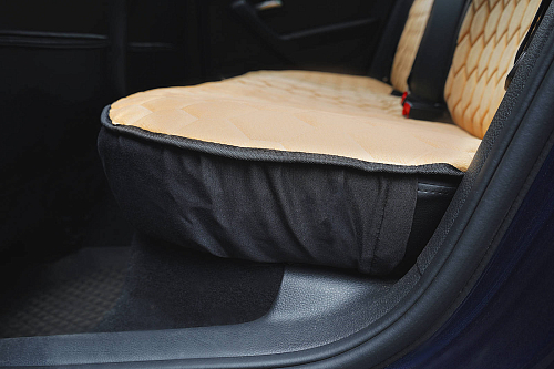 Накидка "Алькантара", задняя (3 предмета), бежевая, универсальная