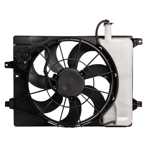 Электровентилятор охлаждения для автомобилей Hyundai Creta (16-) 1.6i/2.0i (с кожухом и резист.)