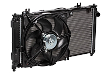 Блок охлаждения (радиатор+конденсор+вентиляторы) для автомобилей Гранта МКПП (А/С)