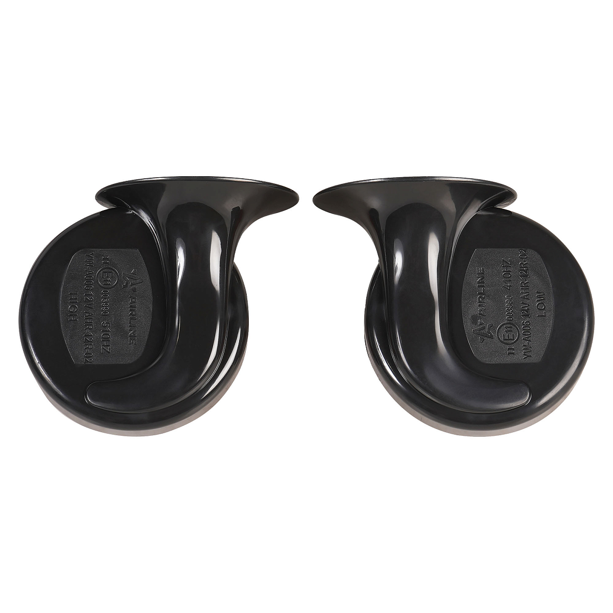 Сигнал звуковой рупорный 90мм 410/510Гц 118дБ 12В LOW/HIGH, кмпл. 2 шт.