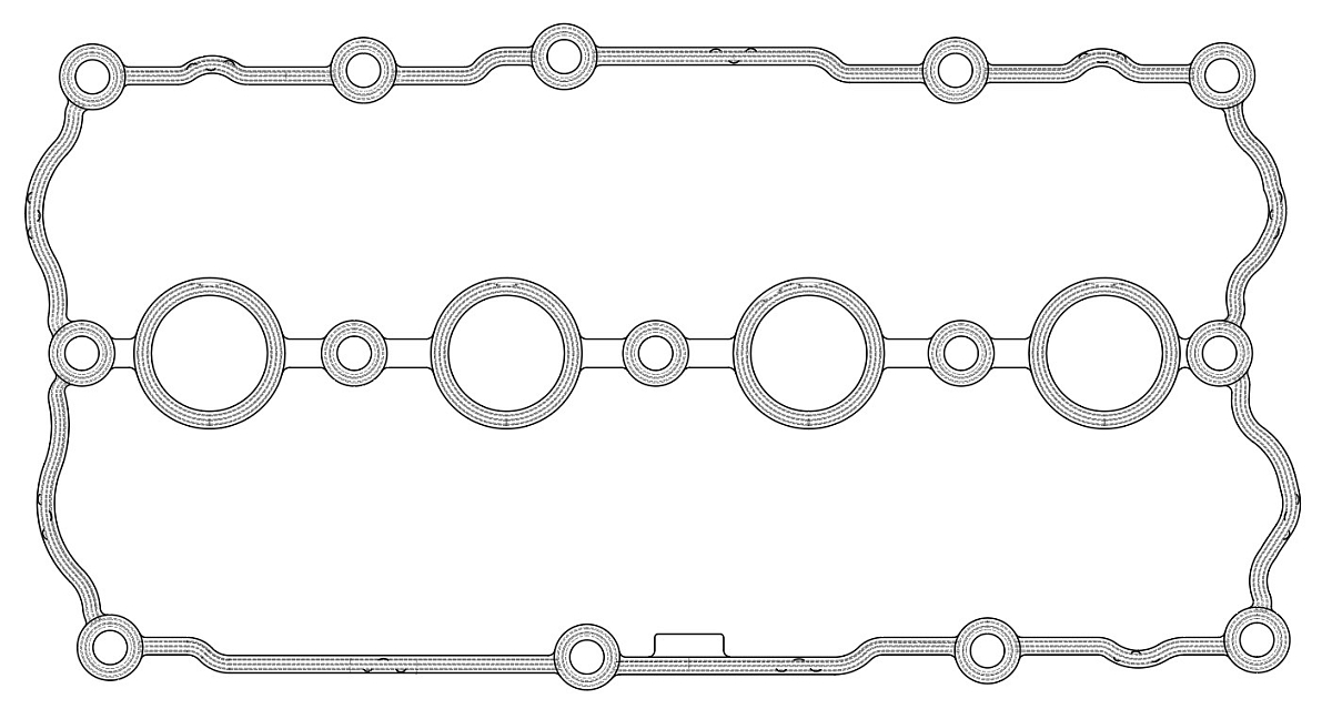 Прокладка клапанной крышки для а/м VW Passat B6 (05-)/Skoda Octavia A5 (04-) 2.0FSi