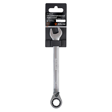 Ключ комбинированный трещоточный с переключателем 14мм PRO, пласт.подвес