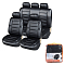 Чехлы для сидений универсальные "PREMIER", 11 пред, повыш. комфорт, иск.кожа, черн.