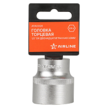 Головка торцевая 1/2"DR двенадцатигранная 32мм, L=38мм пласт.подвес