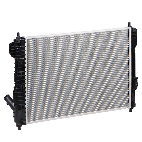 Радиатор охлаждения для автомобилей Aveo T255 (08-) 1.4i MT (паяный)