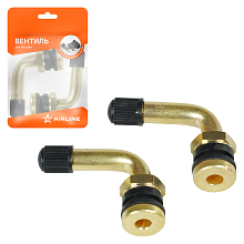 Вентиль для б/к шин PVR 32, латунь, 2 шт.