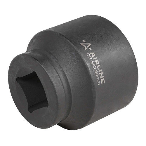 Головка ударная торцевая 1-1/2"DR шестигранная 80мм, L=100мм