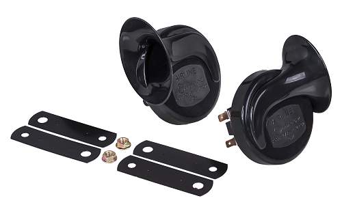 Сигнал звуковой рупорный 90мм 410/510Гц 118дБ 12В LOW/HIGH, кмпл. 2 шт.