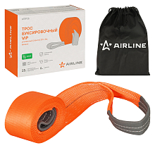 Трос VIP буксировочный усиленный (лента) 25 т, 6 м, без крюков, мешок